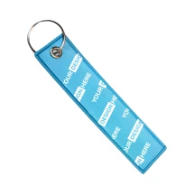 Porte-clés | Tissu/Polyester | 13x3cm | Personnalisation sur 1 côté