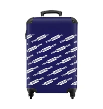 Valise | ABS | 67x43x25 cm | Avec serrure à combinaison | Impression en quadrichromie sur toute la surface