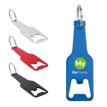 Flesopener | Aluminium | Sleutelhanger | Flesvormig