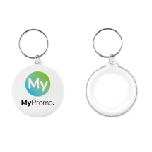 Pin Button | Key Ring | Small | Print included
