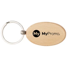 Sleutelhouder | Houten | Met metalen ring