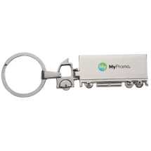 Vrachtwagen-vormige sleutelhanger | Metaal | Full-colour print