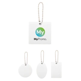 Custom keyring | rPET felt | With metal chain | Sublimation print