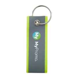 Reflective Keyring | Polyester & Metal | 3,2 cm x 8,5 cm | Full colour