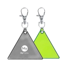 Reflective keyring | PVC | Triangle shape