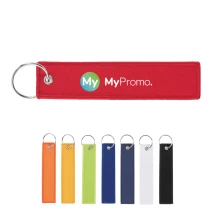 Key tag |  130 x 30 mm | Polyester | Personalisation on 2 sides