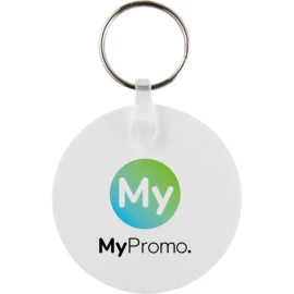 Circle-shaped keychain | Recycled | 5 cm x 5 cm | Flat profile