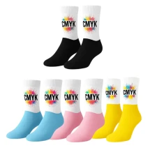 Hybride crew sokken | Eco-katoen & polyester | Eén maat | Volledig personaliseerbaar