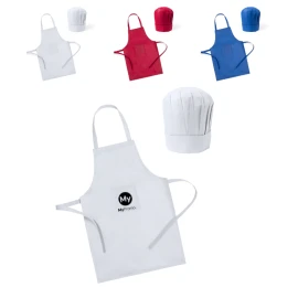 Kitchen set for children | Non-woven | Apron and chef hat