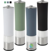 Electric salt or pepper mill | Stainless steel | Multiple colours