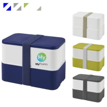 Boîte à lunch double couche | 700 ml | Passe au micro-ondes | Passe au lave-vaisselle