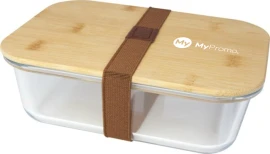 Glass lunch box | 1000 ml | Bamboo lid | Dishwasher safe