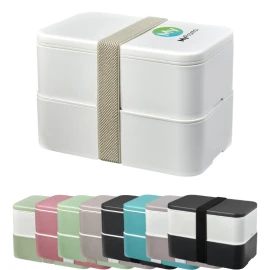 Lunchbox | Sugar cane-based plastic & PP | 2L | Dishwasher safe | Made in the UK