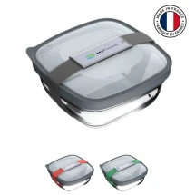Gobi Lunchbox indoor | Vetro & PP | Con tracolla | 1,15L | Prodotto in Francia