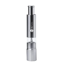 Salt and pepper mills | Aluminium | Push- button grinder