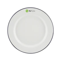 Teller | Emaille | Ø24cm | Zeitloser englischer Stil