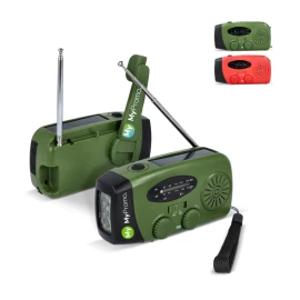 SafeSound emergency radio | Solar & hand crank | 1800 mAh power bank