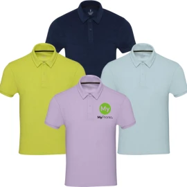 Polo | Recycled cotton & recycled polyester 230g/m² | Unisex | Breathable | Relaxed fit