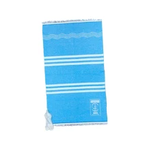 Serviette de hammam sur mesure | Coton recyclé 250 g/m² et rPET | 100x170 cm | Fabriquée en Europe