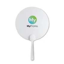 Éventail manuel | PP | 16x25,5x0,5 | Surface transparente