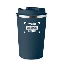 Gobelet à double paroi | Acier inoxydable | 350 ml | Anti fuite