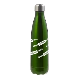 Wasserflasche | Edelstahl | 650 ml | 360° Druck