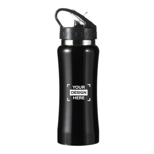 Trinkflasche | Edelstahl | 600 ml | Mit klappbarem Trinkauslauf