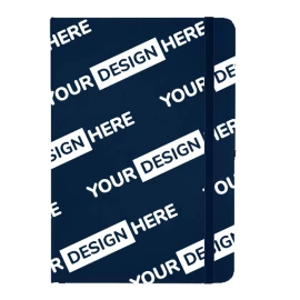 A5 hard cover notebook | Recycled paper 70g/m² | 96 lined sheets | Elastic closure