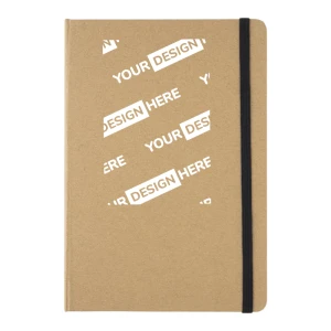 A5 notebook | Recycled cover & recycled paper 70g/m² | 72 lined sheets | Cream coloured paper | Durable