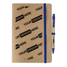 A5 notebook | Recycled carton | 120 blanc pages | With matching pen