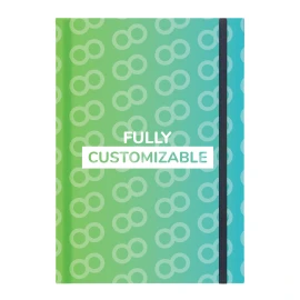 Carnet A5 | Couverture rigide | 80 feuilles | Fabriqué en Europe | Entièrement personnalisable