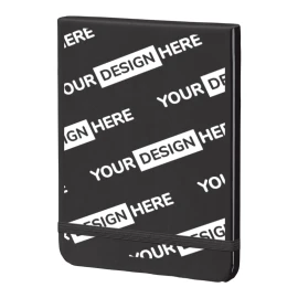 Quaderno A6 | Carta 70g/m² e PU | 188 pagine a righe | Elastico orizzontale | Facile da trasportare