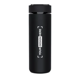 Smart thermosfles | Roestvrij staal | 500 ml | Met antibacteriële stof en temperatuursensor
