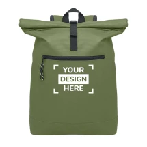 Sac à dos rolltop | Polyester 600D | 15" | 320 x 130 x 610 mm | Sac à dos pour ordinateur