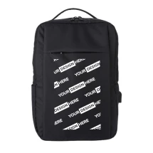 Sac à dos pour ordinateur portable | Rpet  | Multiples poches | Ouverture USB-A sur le côté