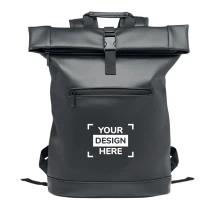 Sac à dos rolltop | RPET 210D | 15" | 29 x 13 x 54 cm | Sac à dos pour ordinateur