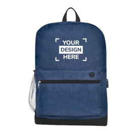 Business laptop backpack | Polyester | 16L | Including USB port and cable