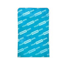 Pochette zippée | Plastique | Fermeture zip | Impression numérique recto verso | Finition métallisée