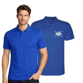 Roly sportpoloshirt | 100% polyester 150 g/m² | Voor heren | Korte mouw | Gemakkelijk wasbare en sneldrogende stof