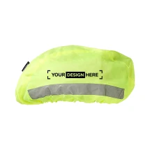 Housse de sécurité pour casque de vélo | Polyester | Matériau fluorescent imperméable | Film réfléchissant