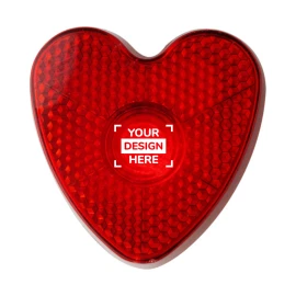 Safety light | ABS | Heart-shaped