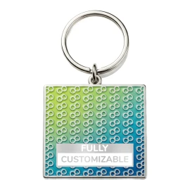 Keyring | Metal | 35x35mm | Fully custom-made