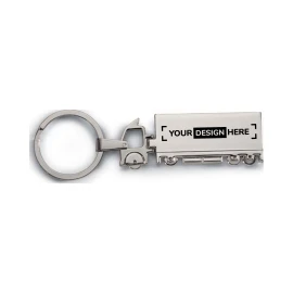 Truck shaped keyring | Metal | Full-colour print