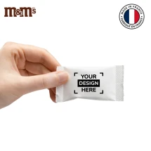 Sachet | Papier | Rempli de M&M'S personnalisés | 7g | Peut être imprimé