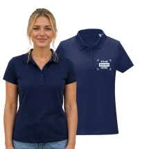 Polo | 100 % polyester 105 g/m² | Pour femme | Manches courtes | Assure respirabilité et propriétés d’évacuation de l’humidité