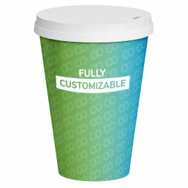 Coffee cup with lid | Both Cardboard | 180 ml | Ø 70 mm