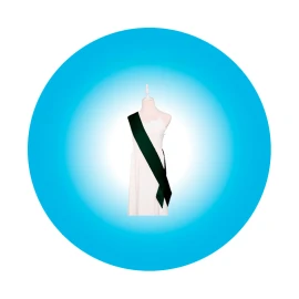 Miss sash | Satin | 180x10cm | Custom print | Event accessory