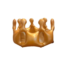 Inflatable crown | PVC | 11.4xØ20cm | Party accessory