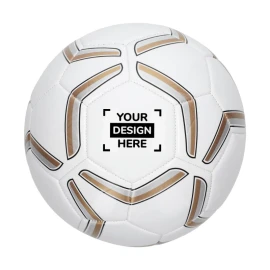Fußball | PVC | Größe 5 | Maschinengenäht | Latexblase | Butylventil