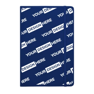 Hard cover A5 notebook | PU | 192 lined sheets | Embossed logo possible